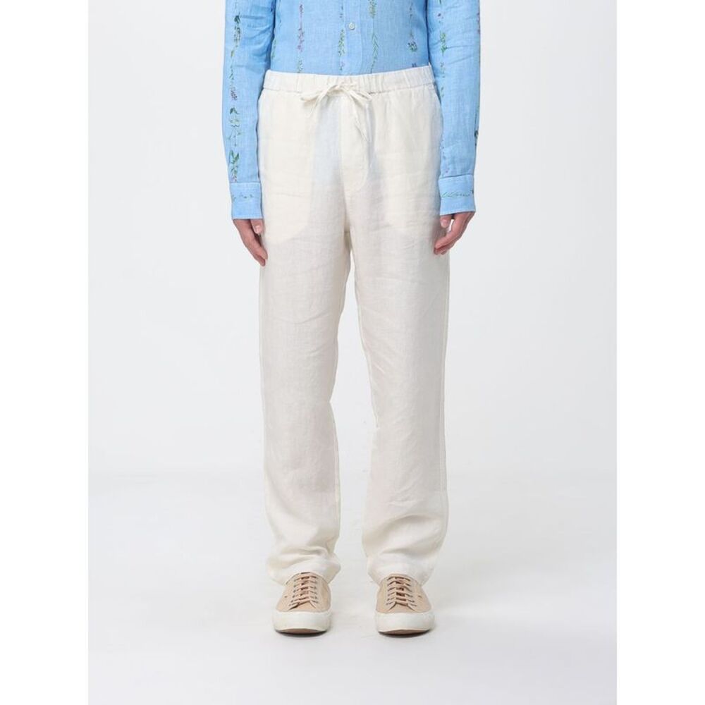 120% Lino Pants Men Butter